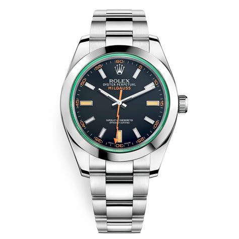 rolex milgauss black face v series 116400|rolex milgauss price chart.